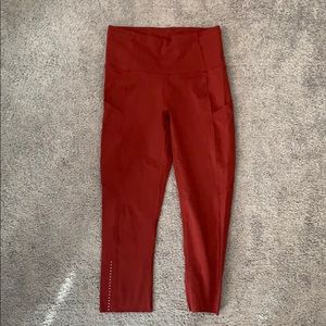 Lululemon Fast and Free highrise crop legging